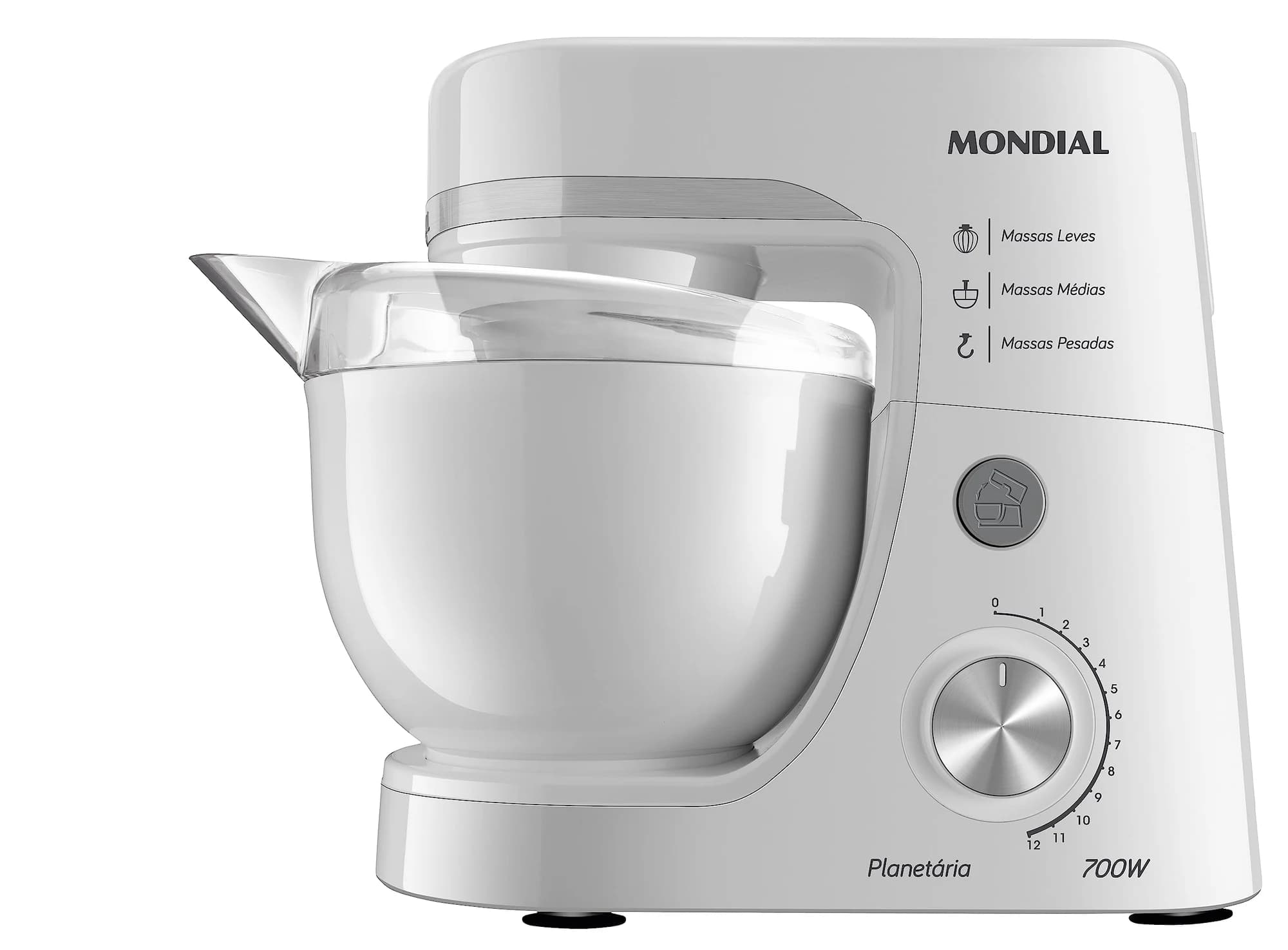 Batedeira Planetária, Mondial, Preto, 700W, 110V - BP-03-B